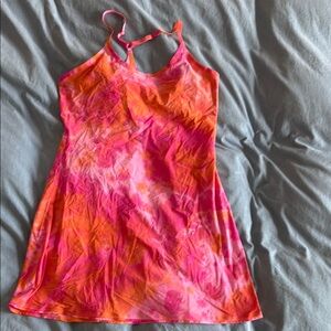 Outdoor Voices Orange and Pink ExertDress L